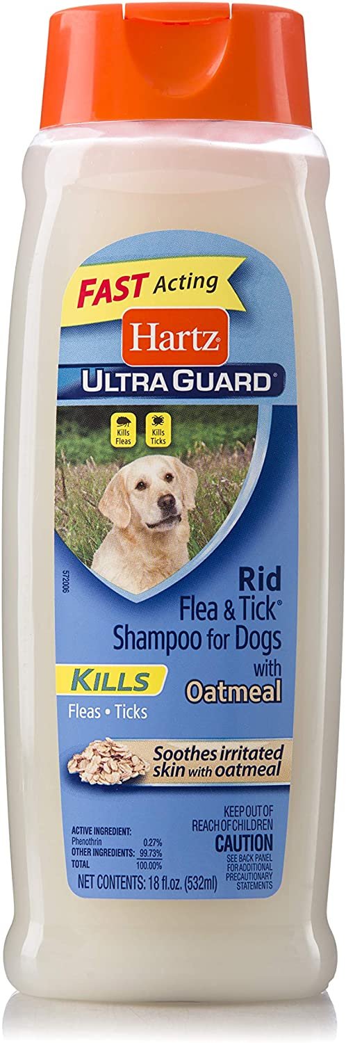 HartzUltraGuard Rid Flea & Tick Oatmeal Shampoo for Dogs