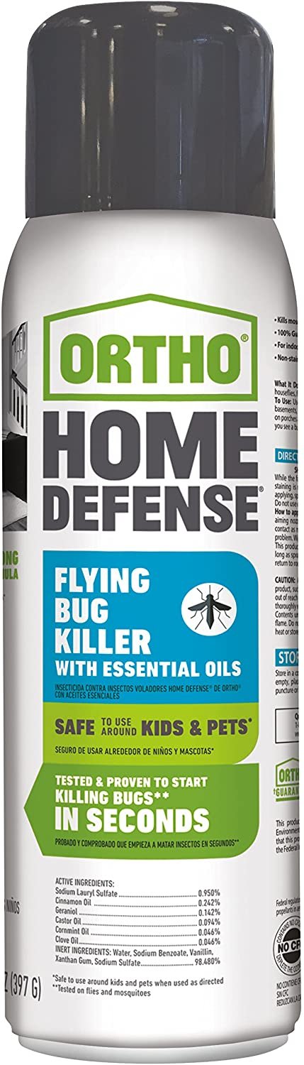 Ortho Home Defense Flying Bug Killer with Essential Oils