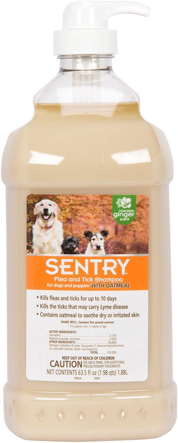 SENTRY Oatmeal Flea Shampoo for Dogs