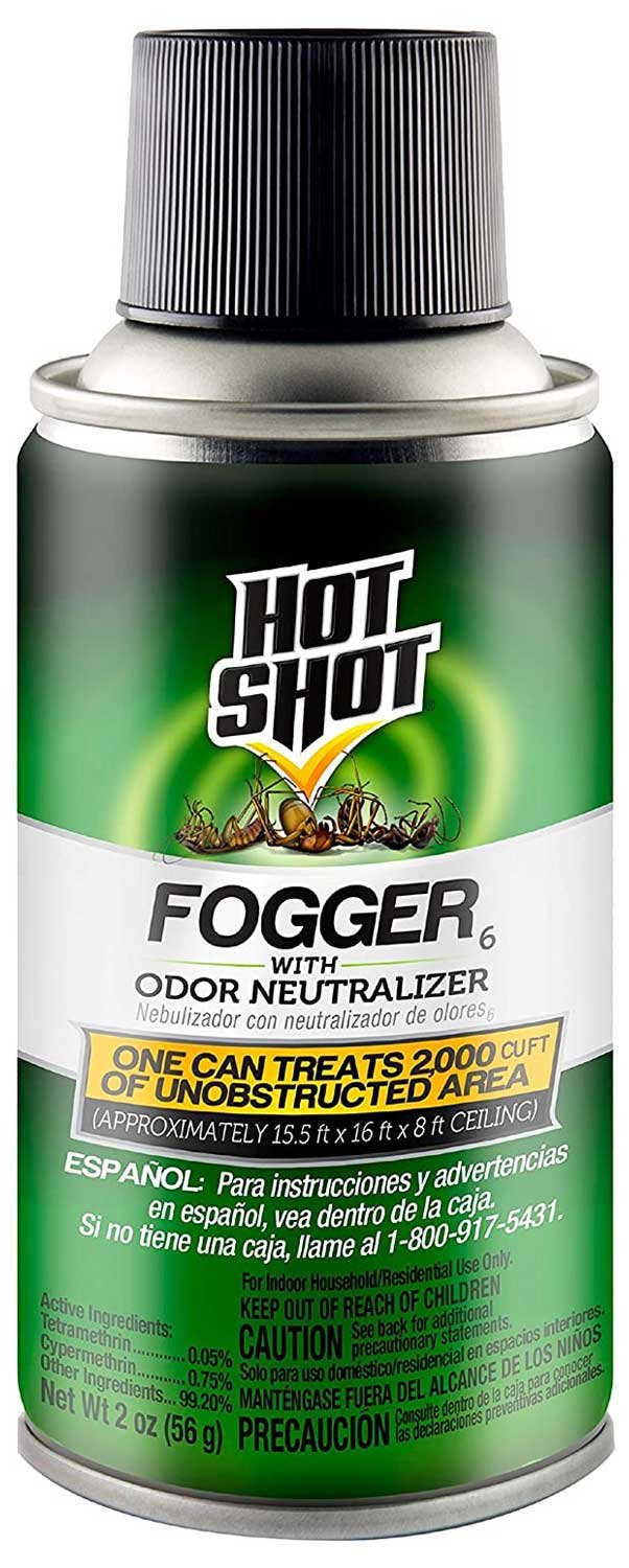 Hot Shot Indoor Fogger with Odor Neutralizer- Best Bed Bug Fogger