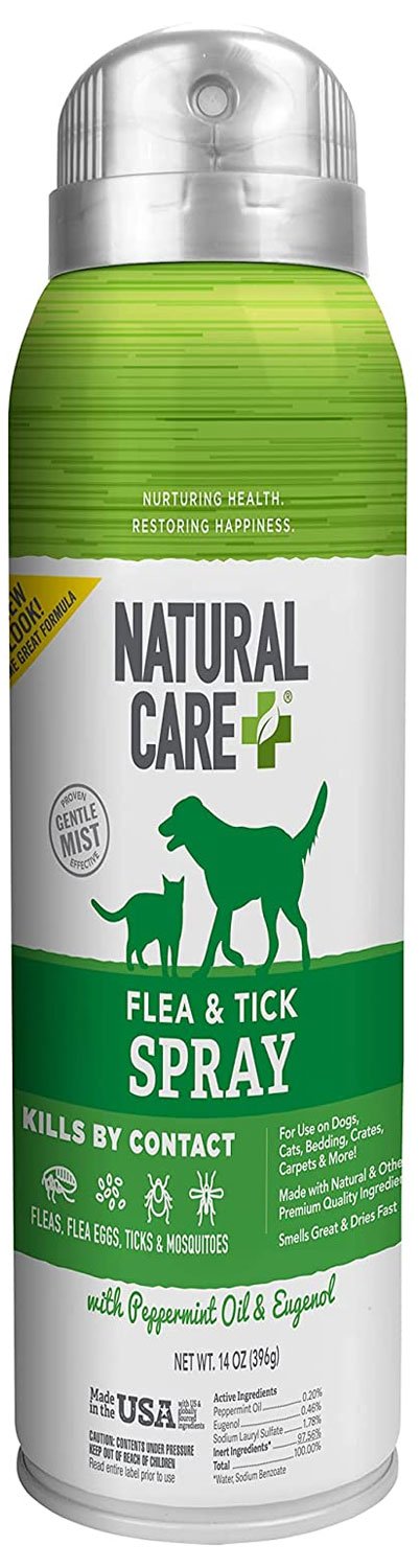 Natural Care Flea and Tick Spray for Cats & Dogs