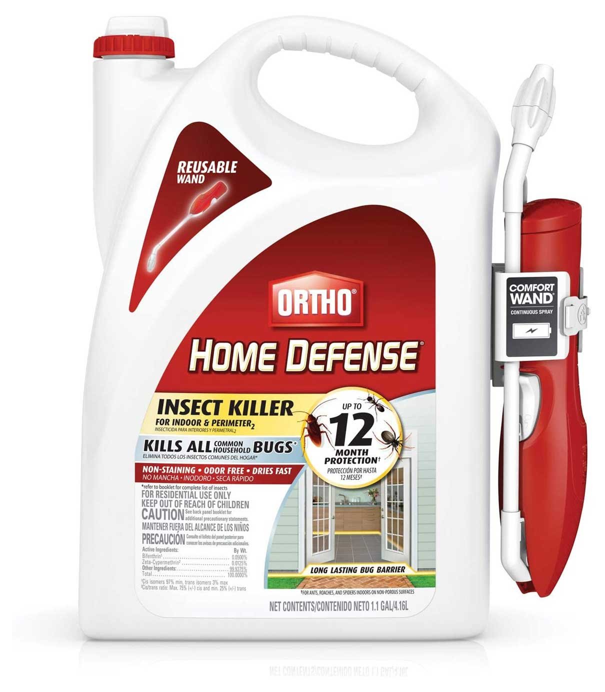 Ortho Home Defense Insect Killer with Comfort Wand- Best Cockroach Repellent