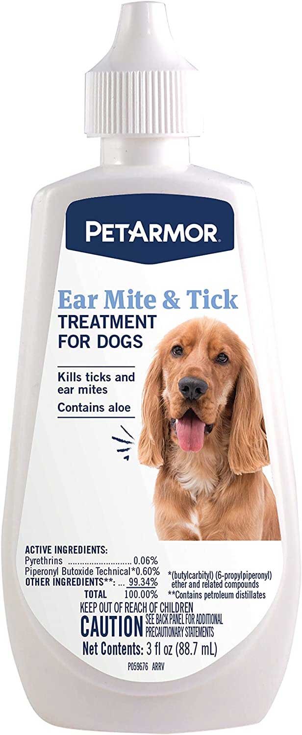 PetArmor Ear Mite and Tick Treatment for Dogs