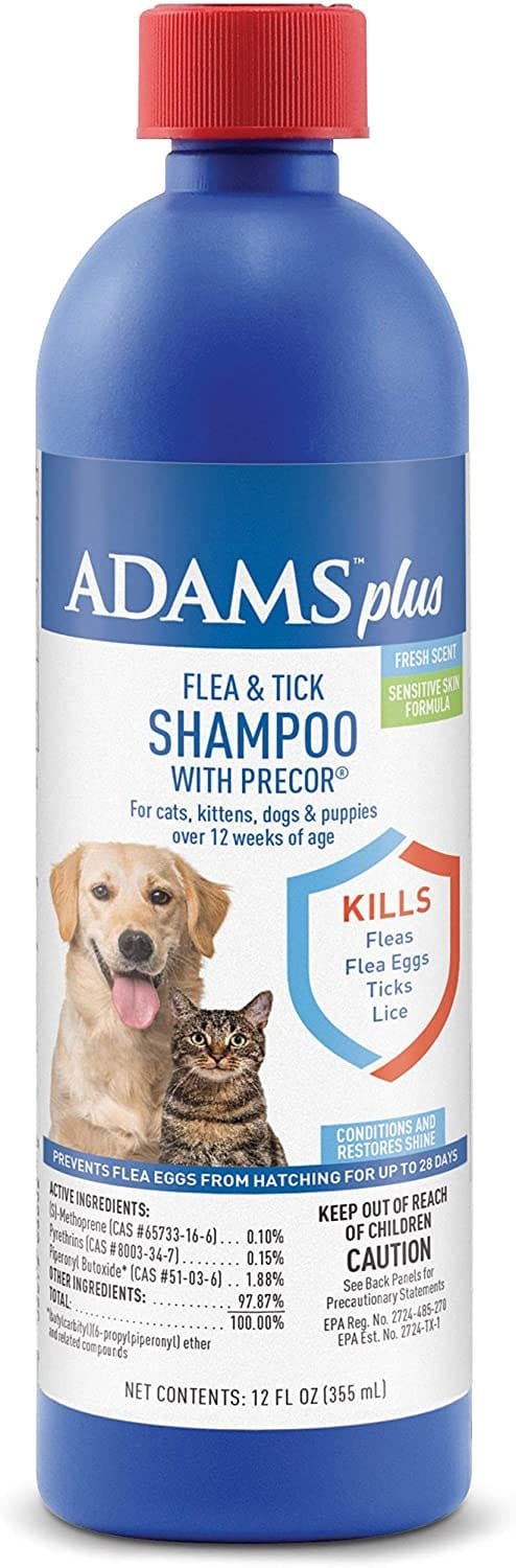 Adams Plus Flea and Tick Shampoo Review