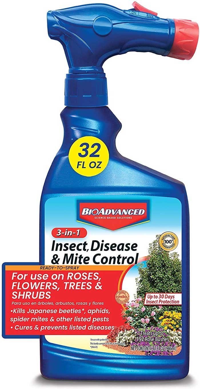 BIOADVANCED 3-in-1 Insect Disease & Mite Control Spray