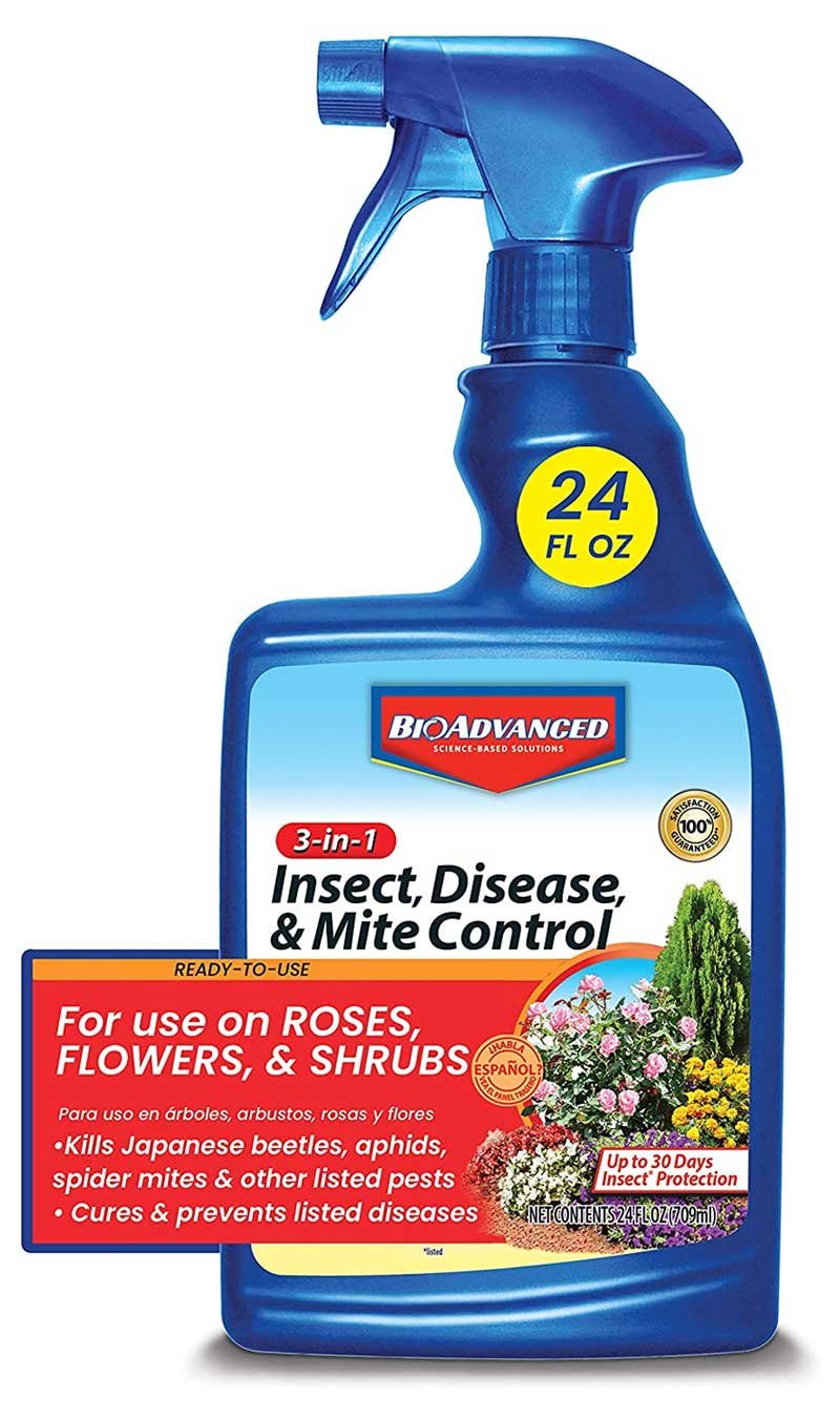 BioAdvanced 701290B Insecticide Fungicide Miticide 3-in-1 Insect, Disease & Mite Control