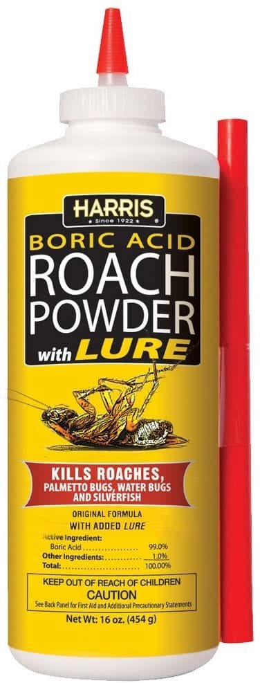 HARRIS Boric Acid Roach Powder With Lure