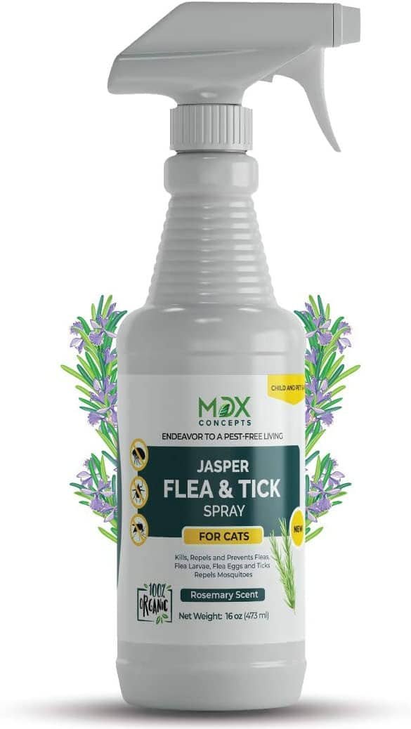 MDXconcepts Jasper Organic Flea & Tick Spray for Cats