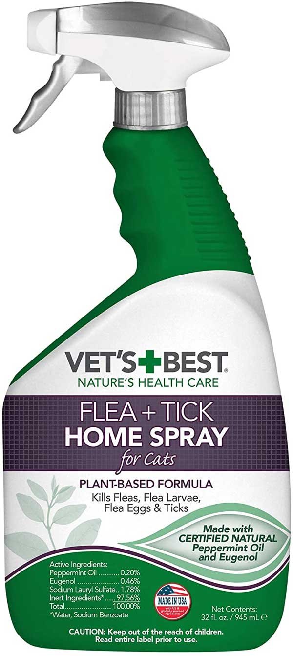 Vet's Best Flea & Tick Home Spray for Cats