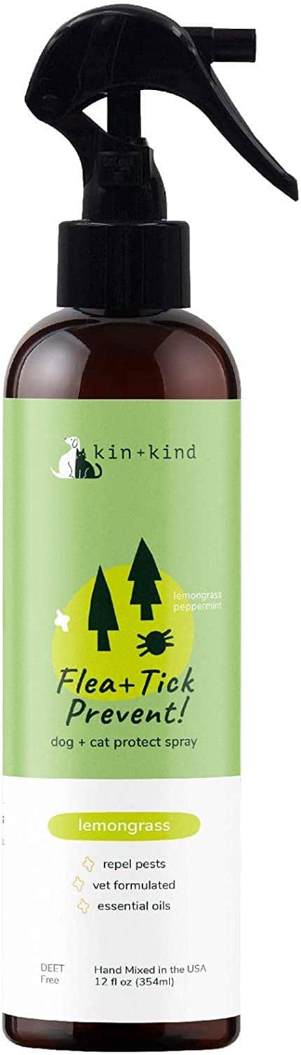 kin+kind Flea and Tick Spray for Dogs & Cats